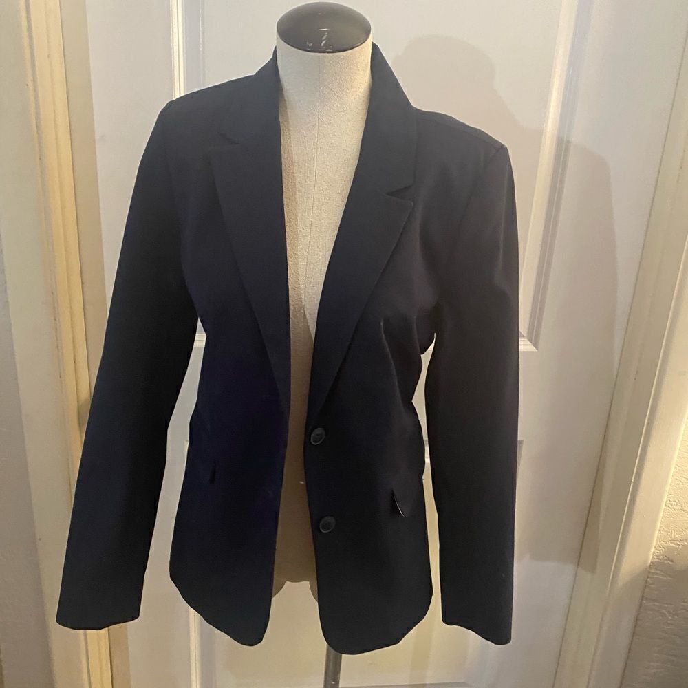 NWOT 1901 Navy Stretch Blazer Sz 14